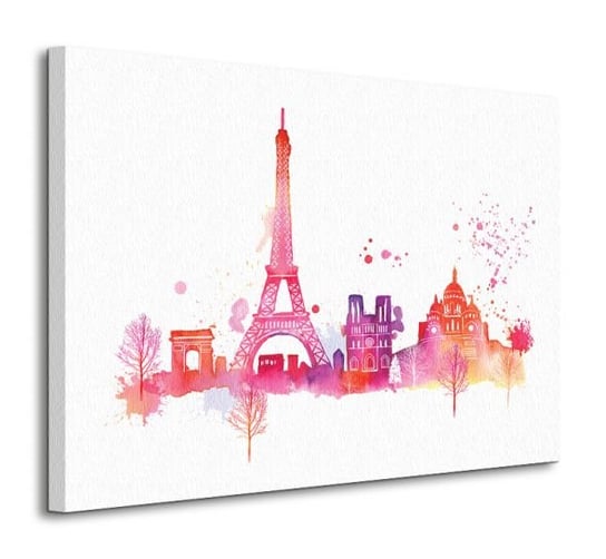 Paris Skyline - obraz na płótnie Pyramid International