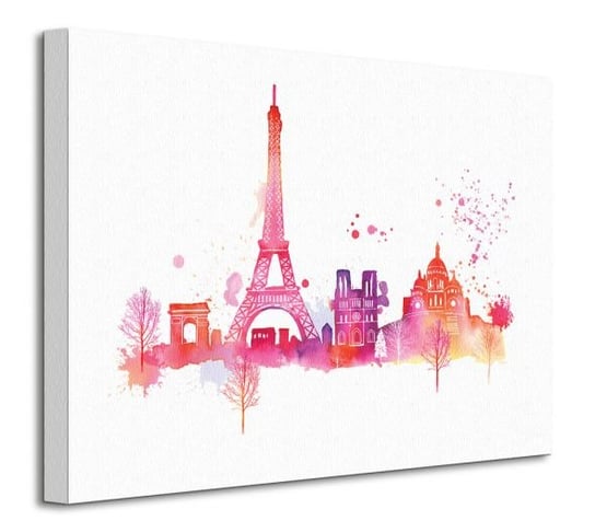 Paris Skyline - obraz na płótnie Pyramid International