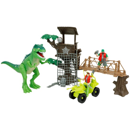 Park Dinozaurów Obrona Przed T-Rex Led + Dźwięk 3+ Gr ZDTRADING