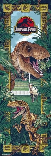 Park Jurajski Jurassic Park - plakat 53x158 cm Jurassic World