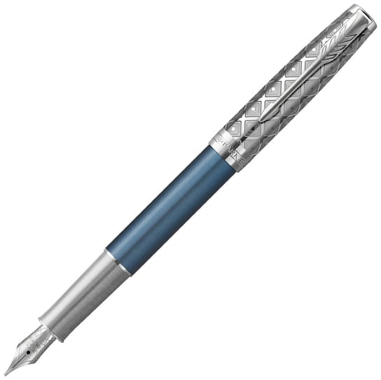 Parker, Pióro wieczne Sonnet Premium Ct , Metal Blue, Stalówka F 18K Parker