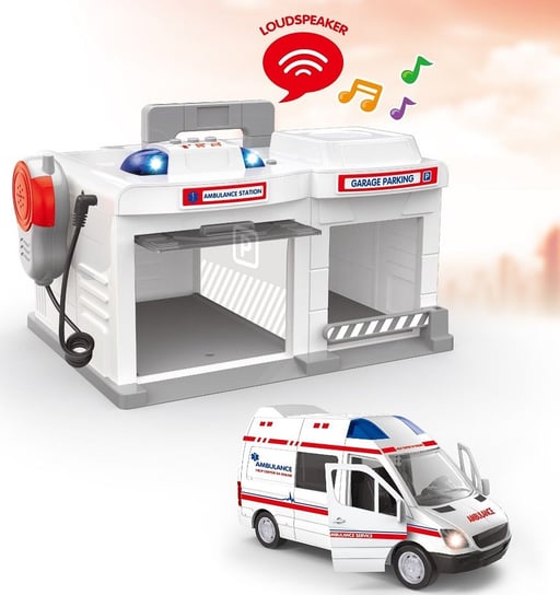 Parking Dla Ambulansu Ze Światłęm I Dźwiękiem Icom