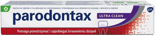 Parodontax Ultra Clean, Pasta do zębów, 75ml Paradox