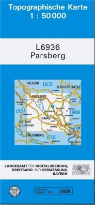 Parsberg 1 : 50 000 Ldbv Bayern, Landesamt Fr Digitalisierung Breitband Und Vermessung Bayern