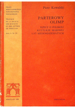 Parterowy Olimp Piotr Kowalski