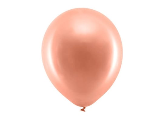 Party Deco, balony Rainbow, różowe złoto, 30 cm, 100 szt. PartyDeco