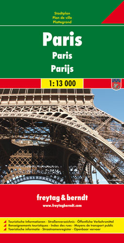 Paryż. Mapa 1:13 000 Opracowanie zbiorowe