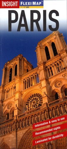 Paryż. Mapa 1:17 000 Insight Guides