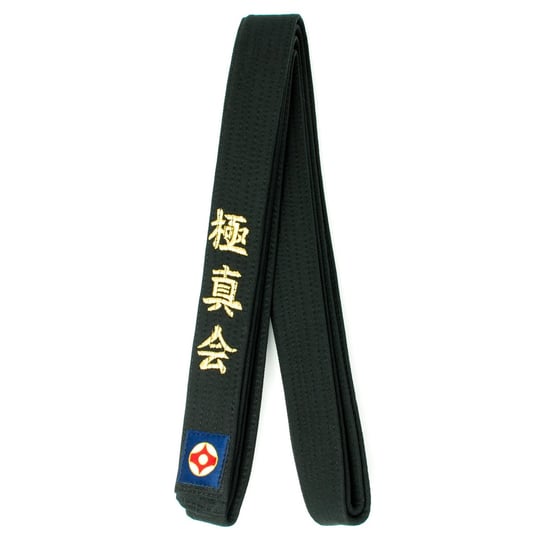 Pas Do Kyokushin Karate Czarny Haft Naszywka 260 Bushi