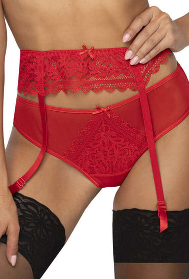 Pas do pończoch czerwony Estelle P-0198/3-40 MAT Lingerie