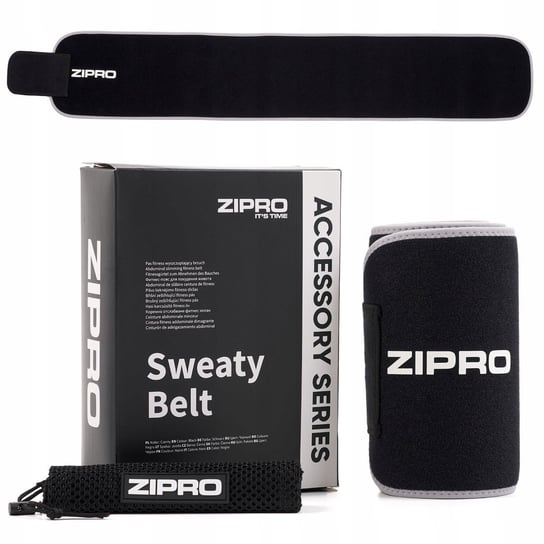 Pas Neoprenowy Wyszczuplający Brzuch do Ćwiczeń lędźwiowy 110x20cm - Zipro Zipro