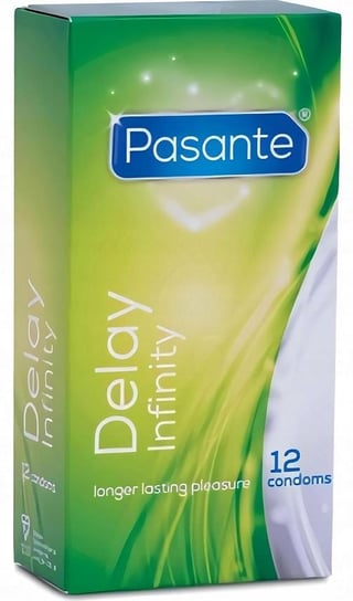Pasante Delay Infinity, Prezerwatywy Z Lidokainą, 12szt. Pasante