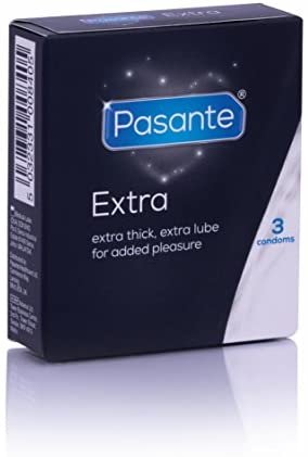 Pasante Extra prezerwatywy pogrubiane mocniejsze 3 szt. Pasante