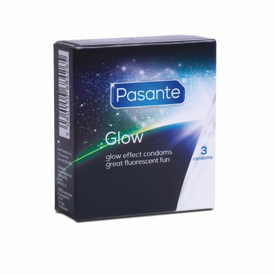 Pasante Glow prezerwatywy świecące w ciemności 3 szt. Pasante