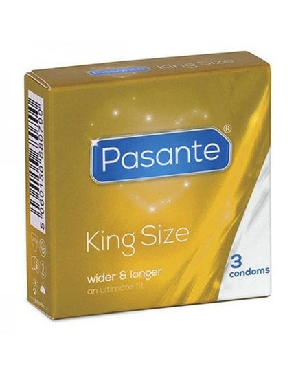 Pasante King Size prezerwatywy powiększone XL 3 szt. Pasante