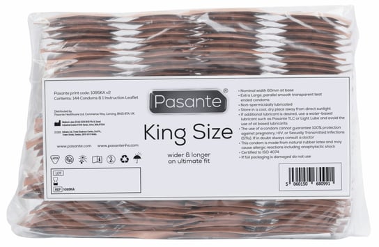 Pasante, Prezerwatywy King Size, 72 szt. Pasante
