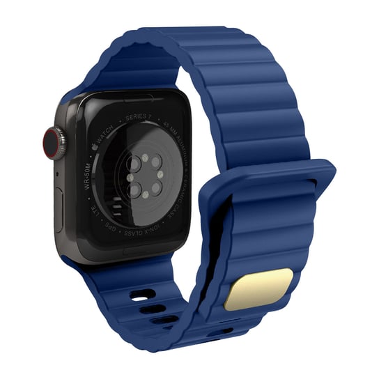 Pasek Apple Watch 41mm / 40mm / 38mm Elastyczny i miękki silikon Royal Blue Avizar