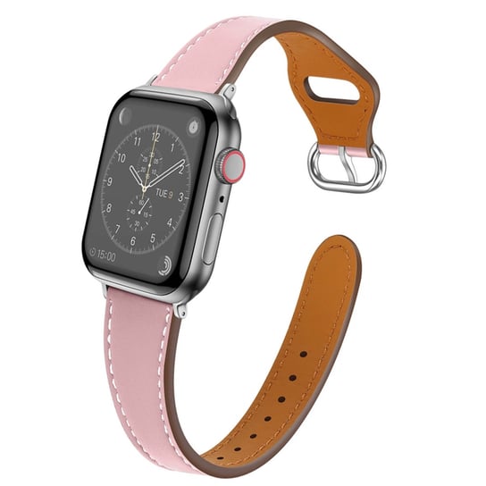 Pasek Apple Watch 41mm / 40mm / Sztuczna skóra Różowy Avizar