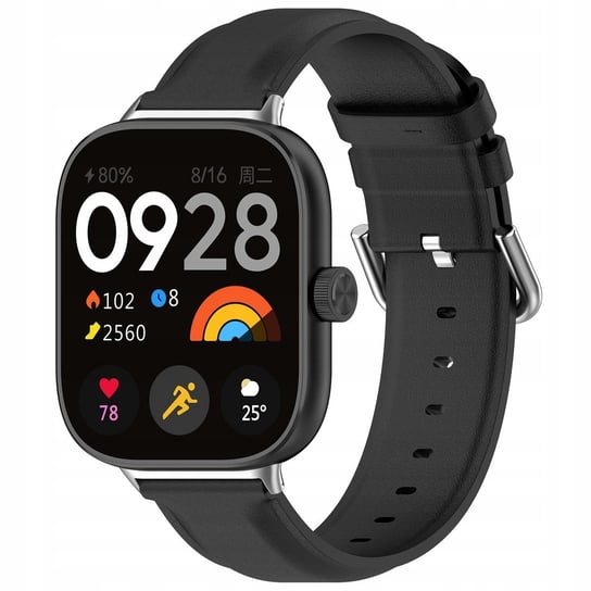 Pasek Bizon Strap Watch Casual do Xiaomi Redmi Watch 4/Xiaomi Band 8 Pro, czarny Bizon