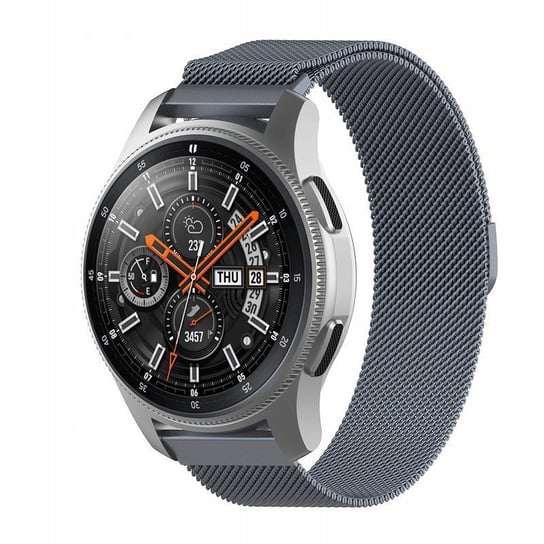 Pasek Bizon Strap Watch Chain 18 mm do Huawei Watch GT 4 41 mm, szary Bizon