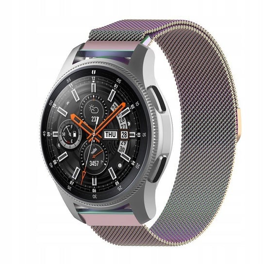 Pasek Bizon Strap Watch Chain 18 mm do Huawei Watch GT 4 41 mm, tęczowy Bizon
