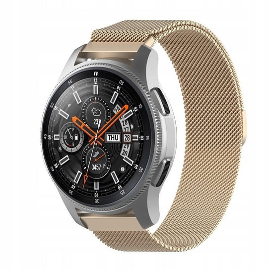 Pasek Bizon Strap Watch Chain 20 mm do Huawei Watch GT 3 42 mm, szampański Bizon