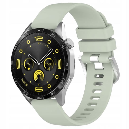 Pasek Bizon Strap Watch Silicone Pro do Huawei Watch GT 4 46 mm, turkusowy Bizon