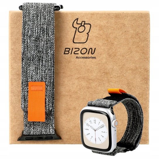 Pasek Bizon Strap Watch Urban do Apple Watch 38/40/41 mm, szary melanż Bizon