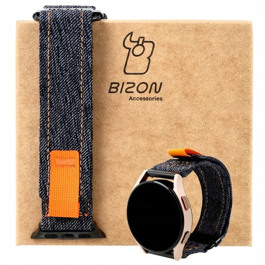 Pasek Bizon Strap Watch Urban do Galaxy Watch 20 mm, ciemnoniebieski jeans Bizon