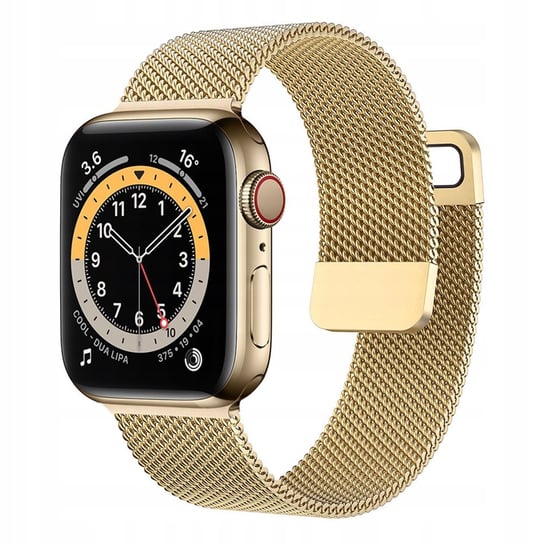 PASEK BRANSOLETA DO APPLE WATCH 9 8 7 6 5 4 3 2 1 SE 38mm 40mm 41mm złoty Inna marka