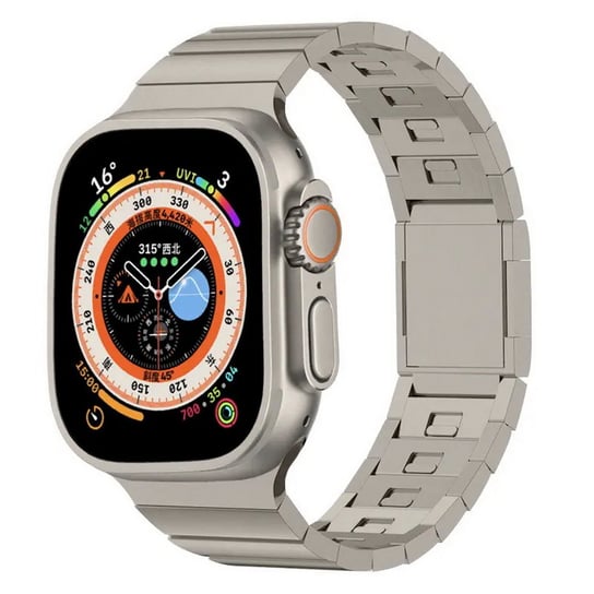 Pasek bransoleta Wire Link do Apple Watch 1/2/3/4/5/6/7/8/SE/Ultra 42/44/45/49mm (Titanium) D-pro