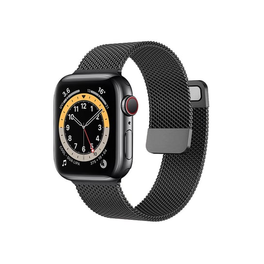 Pasek bransoletka mediolańska do Apple Watch 38/40/41mm czarna Inna marka