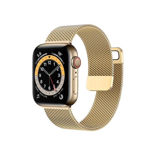 Pasek bransoletka mediolańska do Apple Watch 42/44/45mm złota Inna marka