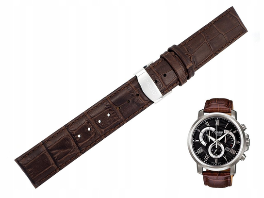 Pasek Casio BEM-506 brązowy oryginał Inna marka