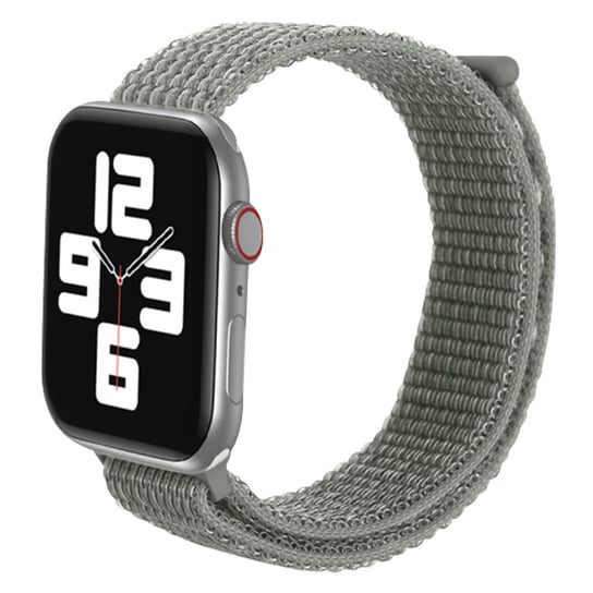 Pasek do Apple Watch 49mm, 45mm, 44mm, 42mm Nylon Regulowany Jasnoszary Avizar