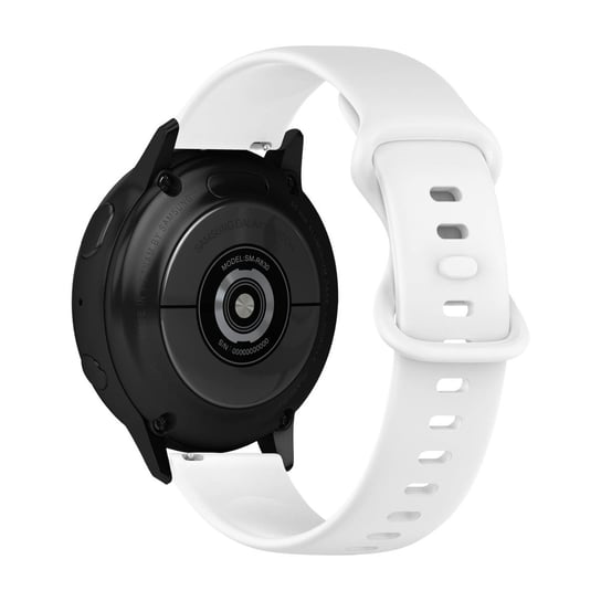 Pasek do Galaxy Watch Active 2 Gładki silikon Biały Avizar