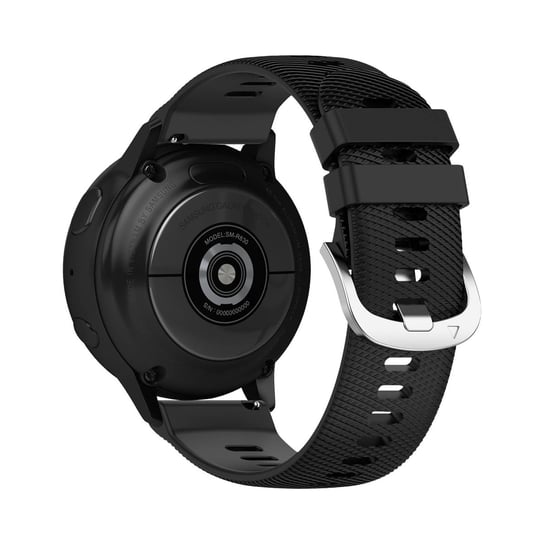 Pasek do Galaxy Watch Active 2 Teksturowany silikon Czarny Avizar