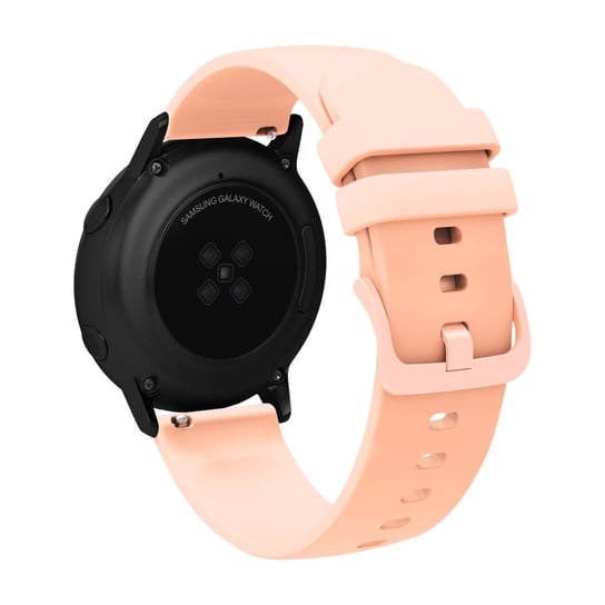 Pasek do Galaxy Watch Aktywny Gładki Silikon Różowy Avizar