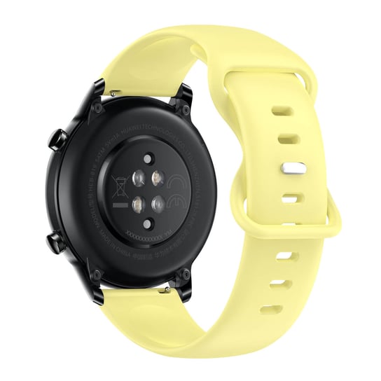 Pasek do Honor Magic Watch 2, 42 mm Elastyczny silikon Żółty Avizar