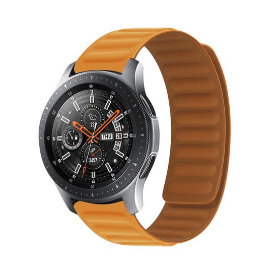 Pasek do Honor Magic Watch / Watch GS3 Elastyczne mocowanie magnetyczne Pomarańczowy Avizar