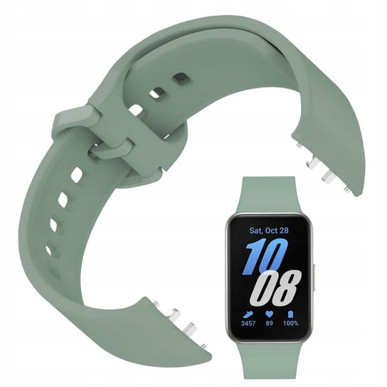 Pasek do Samsung Galaxy Fit 3 opaska do zegarka smartwatcha mocna sportowa (Szarozielony) Chronsmarta