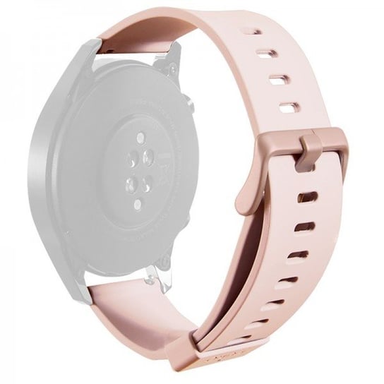 Pasek do smartwach PURO ICON Multibrand Wristband, Uniwersalny, 20 mm, S/M & M/L, piaskowy róż Puro