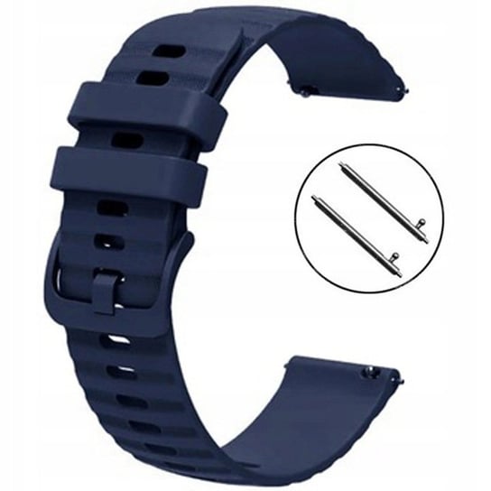 Pasek do smartwatch 20mm | silikonowy | uniwersalny | G03 | granatowy ExtremeStyle