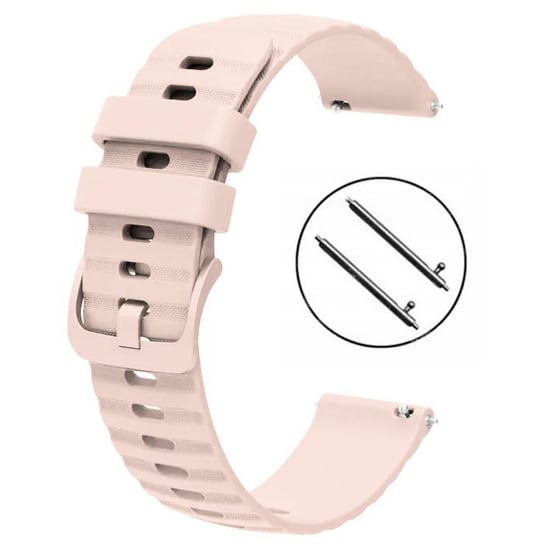 Pasek do smartwatch 20mm | silikonowy | uniwersalny | G03 | różowy ExtremeStyle