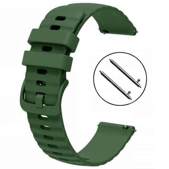 Pasek do smartwatch 22mm | silikonowy | uniwersalny | G03 | zielony ExtremeStyle