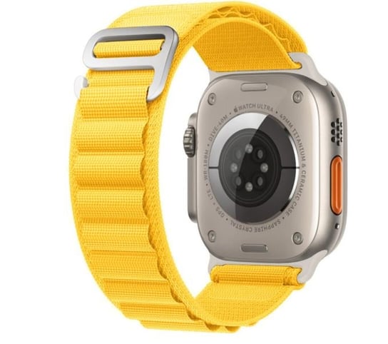 Pasek do zegarka Apple Watch Alpine 42/44/45/49mm żółty Rhinocell Rhinocell