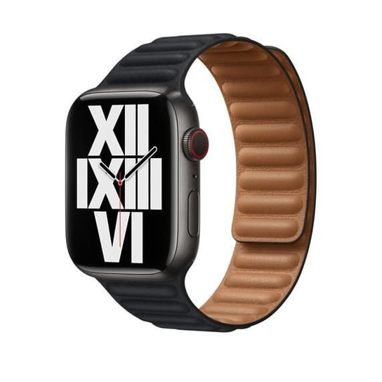 Pasek do zegarka APPLE Watch Midnight Leather Link 45 mm, rozm. S/M Apple