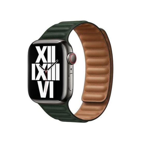 Pasek do zegarka APPLE Watch Sequoia Green Leather Link 41 mm, rozm. S/M Apple