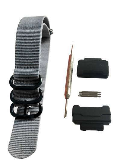 Pasek do zegarka casio gshock mil-shock dw-5600 -6900 szary nylon zestaw Amazon