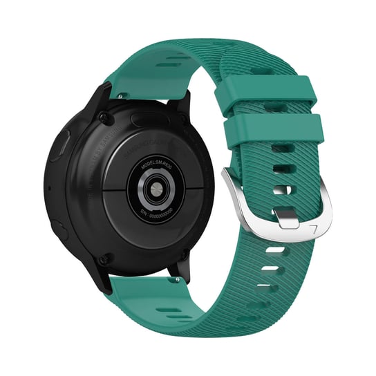 Pasek do zegarka Galaxy Watch Active 2 Silikon teksturowany Niebiesko-zielony Avizar
